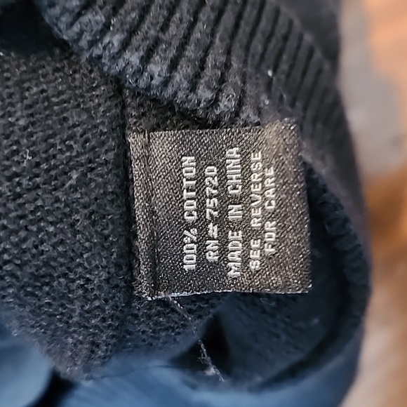 Buckle Black Athletic Fit Military Style Sweater Size Large - Picture 10 of 11